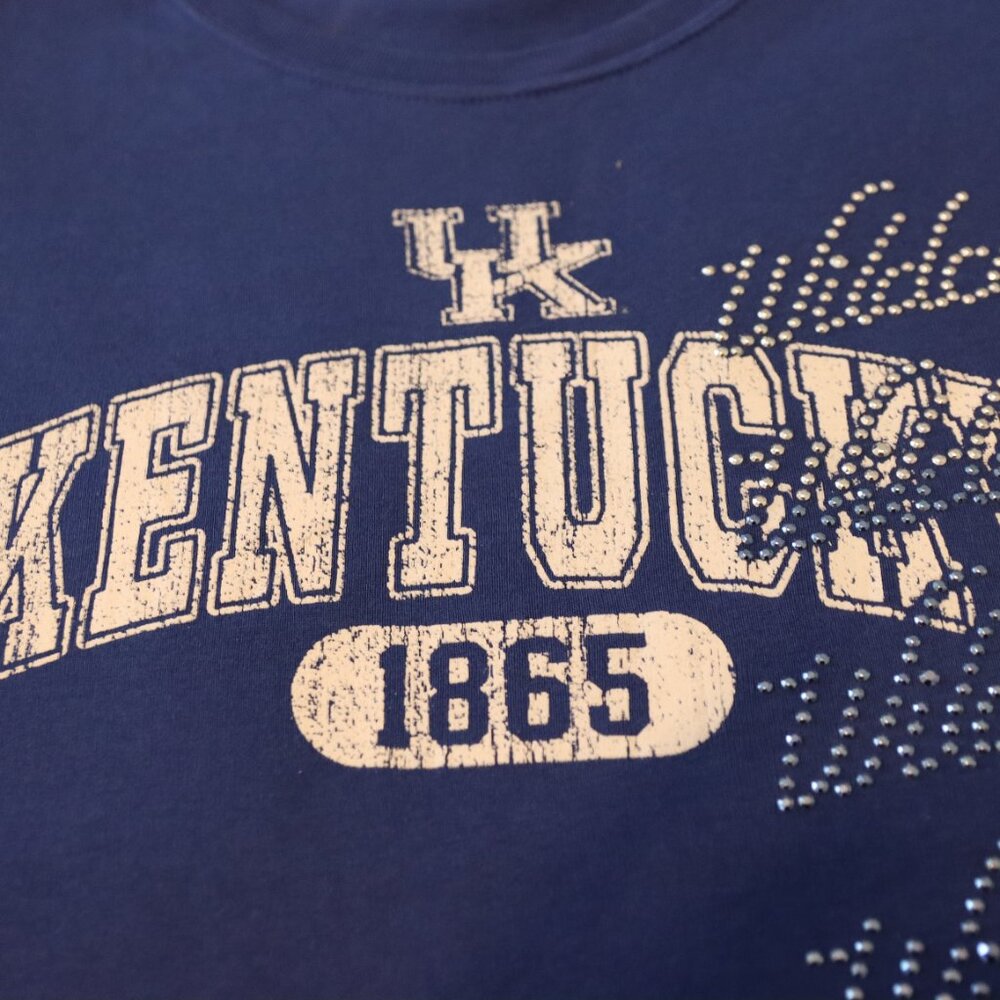Kentucky Uk Gear For Sports Long Sleeve Fandom Tee 100% Cotton Size Xl Wildcats View 6